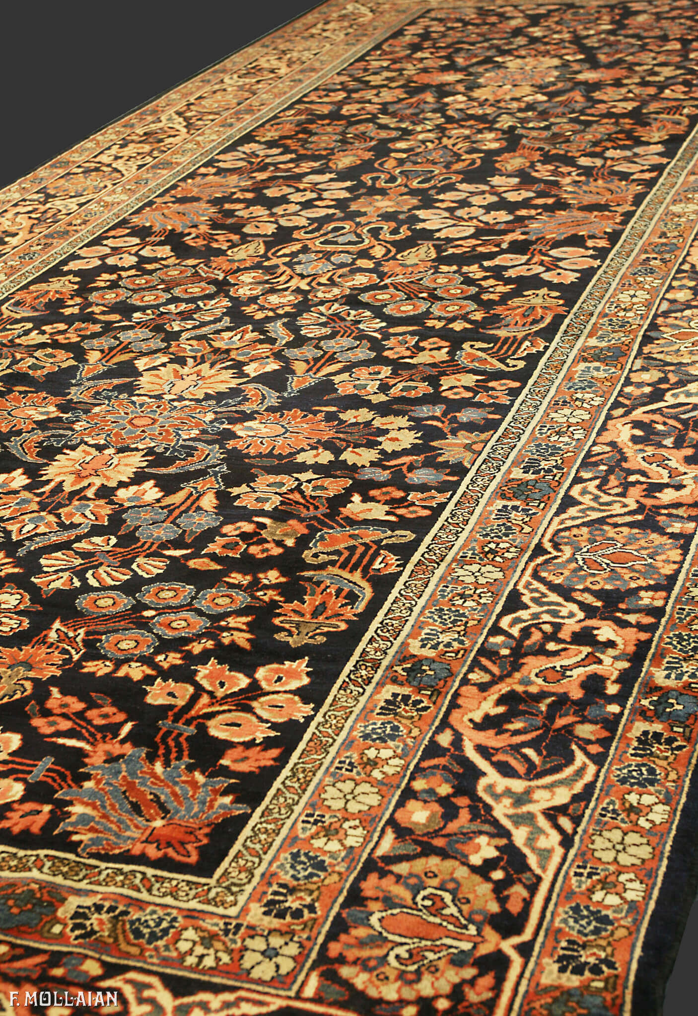 Antique Persian Hamedan Gallery Carpet n°:49370413